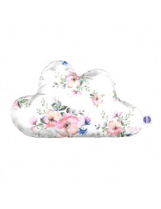 Kwiaty - Poduszka Dekoracyjna Velvet + Bawełna Chmurka 54x34 cm
