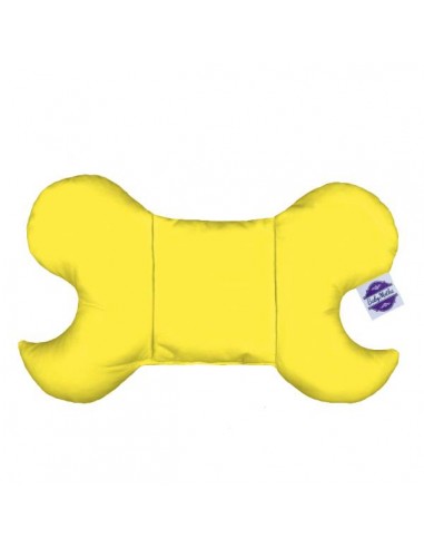 Żółty - Poduszka Motylek Antywstrząsowy dla Niemowlaka - Bawełna + Minky