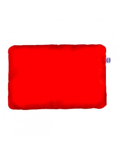 Czerwony - Poduszka Bawełna + Minky - dowolny rozmiar