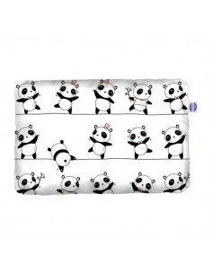 Panda - Poduszka Bawełna + Minky - dowolny rozmiar