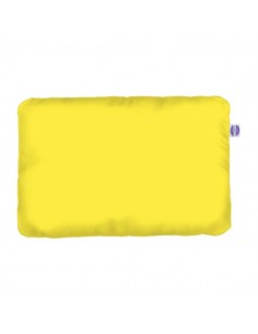Żółty - Poduszka Bawełna + Minky - dowolny rozmiar