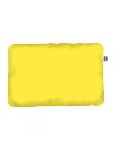 Żółty - Poduszka Bawełna + Minky - dowolny rozmiar