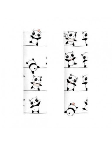 Panda - Ochraniacz na pasy bawełna + velvet