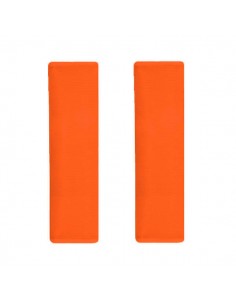 Pomarańczowy - Ochraniacz na pasy bawełna + velvet