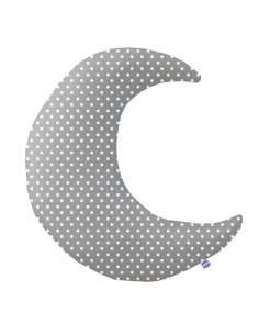 Kropeczki - Poduszka Dekoracyjna Bawełniana Księżyc 45x45 cm
