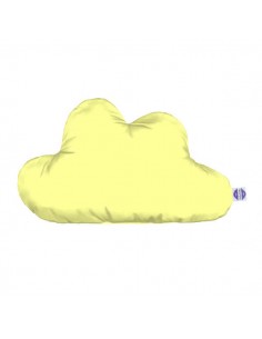 Słomkowy - Poduszka Dekoracyjna Chmurka Wafel + Bawełna 54x34 cm