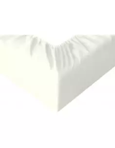 Ecru - Prześcieradło Bawełniane z Gumką - Dowolny Rozmiar