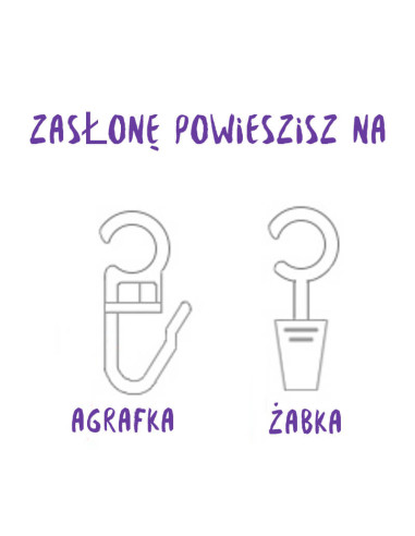 Auta - Zasłona bawełniana dekoracyjna