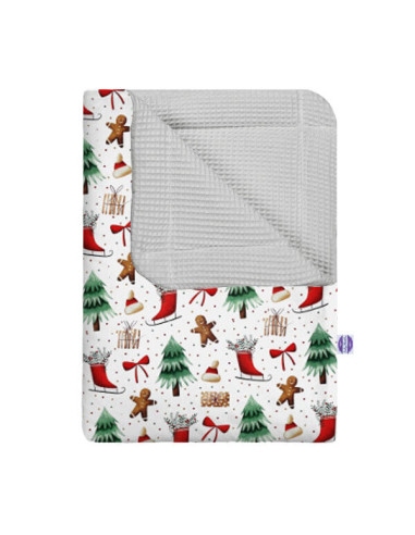 Święta - Kocyk Wafel - dowolny rozmiar