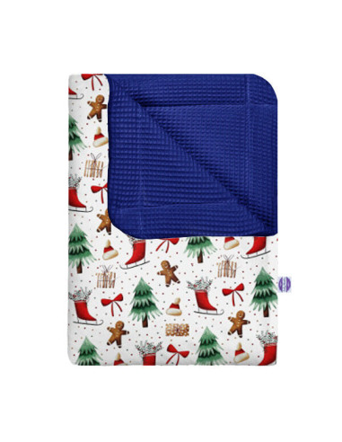 Święta - Kocyk Wafel - dowolny rozmiar