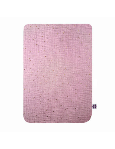 Sephia Rose Gold Dots  - Kołdra z muślinu - dowolny rozmiar