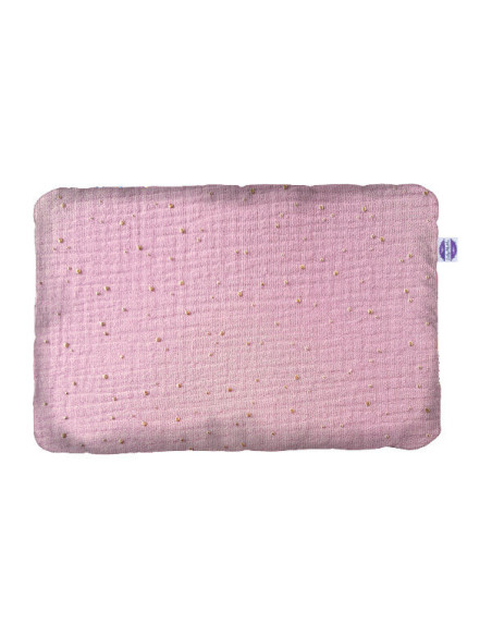 Sephia Rose Gold Dots - Poszewka na poduszkę z muślinu - dowolny rozmiar
