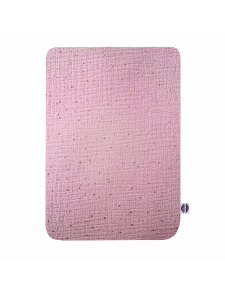 Sephia Rose Gold Dots - Poszewka na pościel z muślinu - dowolny rozmiar