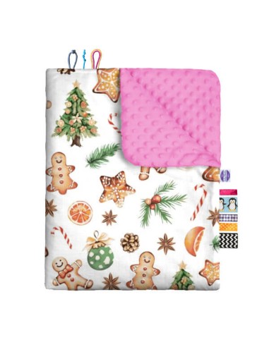 Święta - Kocyk Minky - dowolny rozmiar