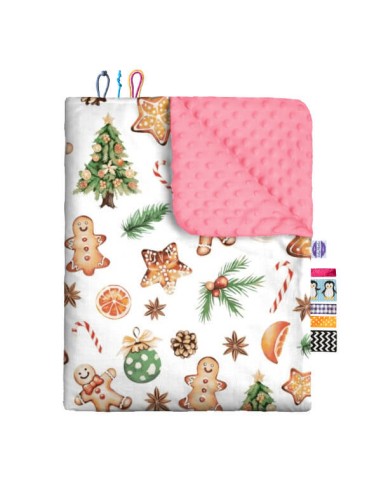 Święta - Kocyk Minky - dowolny rozmiar