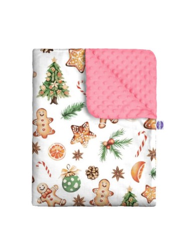 Święta - Kocyk Minky - dowolny rozmiar