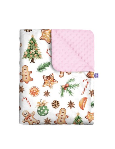 Święta - Kocyk Minky - dowolny rozmiar