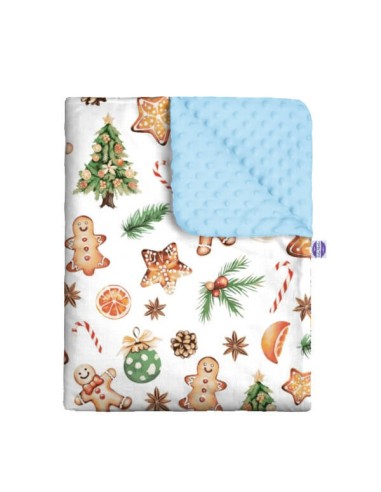 Święta - Kocyk Minky - dowolny rozmiar