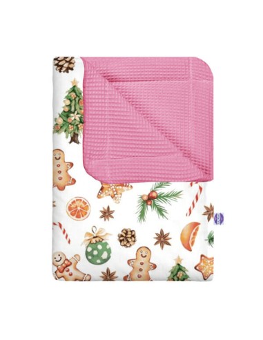 Święta - Kocyk Wafel - dowolny rozmiar