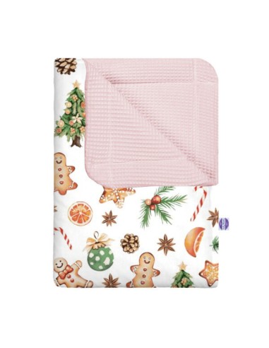 Święta - Kocyk Wafel - dowolny rozmiar