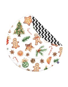 Święta - Mata do zabawy i raczkowania - Okrągła - dowolny rozmiar