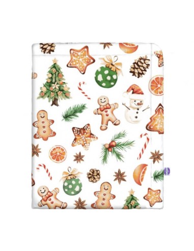 Święta - Narzuta bawełniana na łóżko - dowolny rozmiar