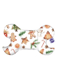 Święta - Poduszka Motylek Antywstrząsowy dla Niemowlaka - Bawełna + Minky