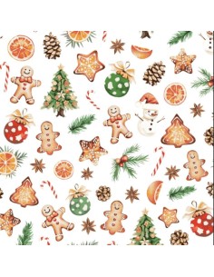 Święta - Prześcieradło Bawełniane Bez Gumki - Dowolny Rozmiar