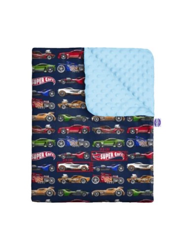 Super cars - Kocyk Minky - dowolny rozmiar