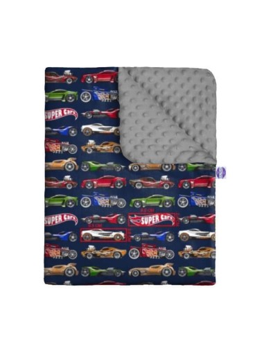 Super cars - Kocyk Minky - dowolny rozmiar