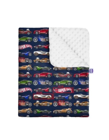 Super cars - Kocyk Minky - dowolny rozmiar