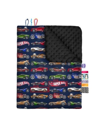 Super cars - Kocyk Minky - dowolny rozmiar