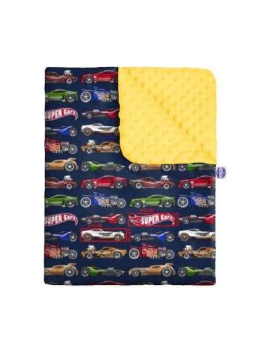 Super cars - Kocyk Minky - dowolny rozmiar