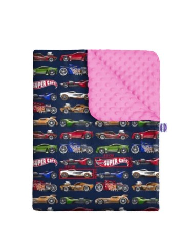Super cars - Kocyk Minky - dowolny rozmiar