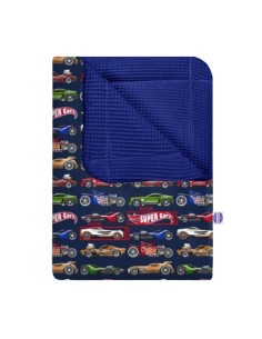 Super cars - Kocyk Wafel - dowolny rozmiar