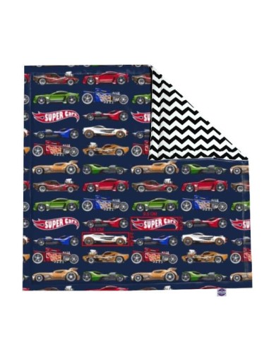 Super cars - Mata do zabawy i raczkowania - Prostokątna - dowolny rozmiar