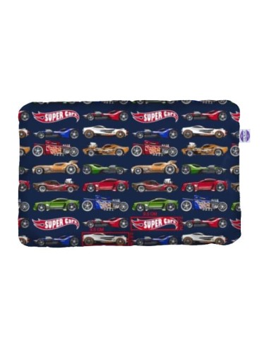 Super cars - Poduszka bawełna + wafel - dowolny rozmiar