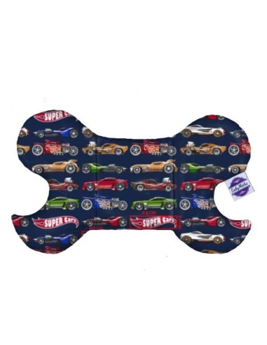 Super cars - Poduszka Motylek Antywstrząsowy dla Niemowlaka - Bawełna + Bawełna