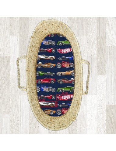 Super cars - Prześcieradło do Gondoli / Kosza Mojżesza