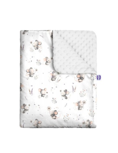 Myszki - Kocyk Minky - dowolny rozmiar