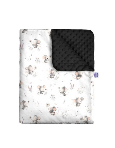 Myszki - Kocyk Minky - dowolny rozmiar