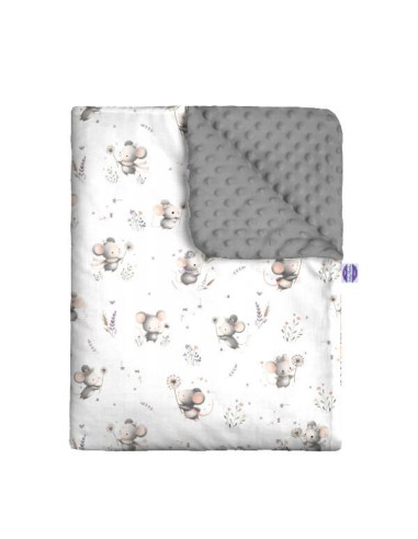 Myszki - Kocyk Minky - dowolny rozmiar