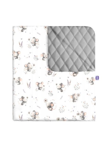 Myszki - Kocyk Velvet - dowolny rozmiar