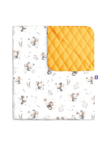 Myszki - Kocyk Velvet - dowolny rozmiar