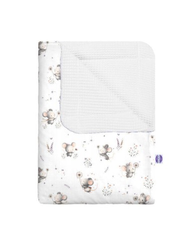 Myszki - Kocyk Wafel - dowolny rozmiar