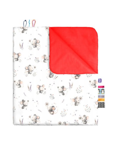 Myszki - Komplet Pościeli Bawełnianej - dowolny rozmiar