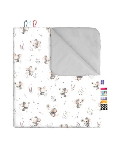 Myszki - Komplet Pościeli Bawełnianej - dowolny rozmiar