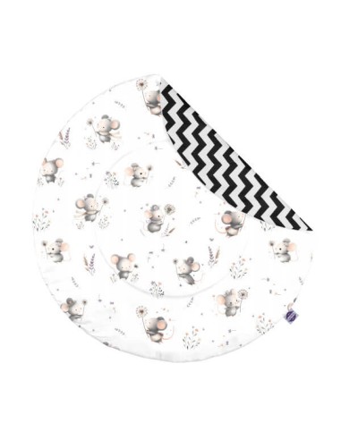 Myszki - Mata do zabawy i raczkowania - Okrągła - dowolny rozmiar