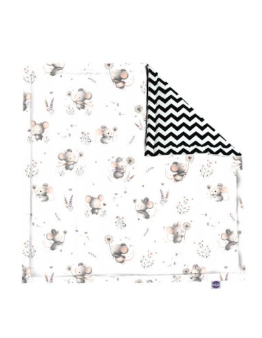 Myszki - Mata do zabawy i raczkowania - Prostokątna - dowolny rozmiar