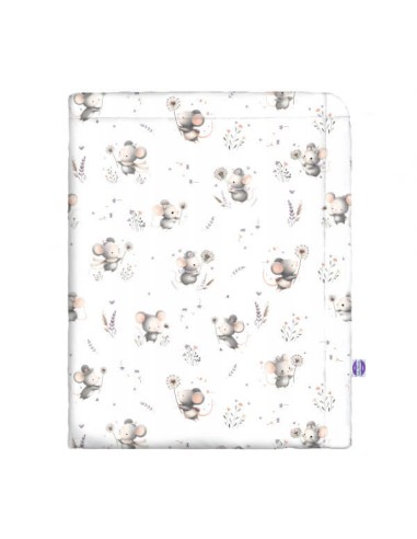 Myszki - Narzuta bawełniana na łóżko - dowolny rozmiar